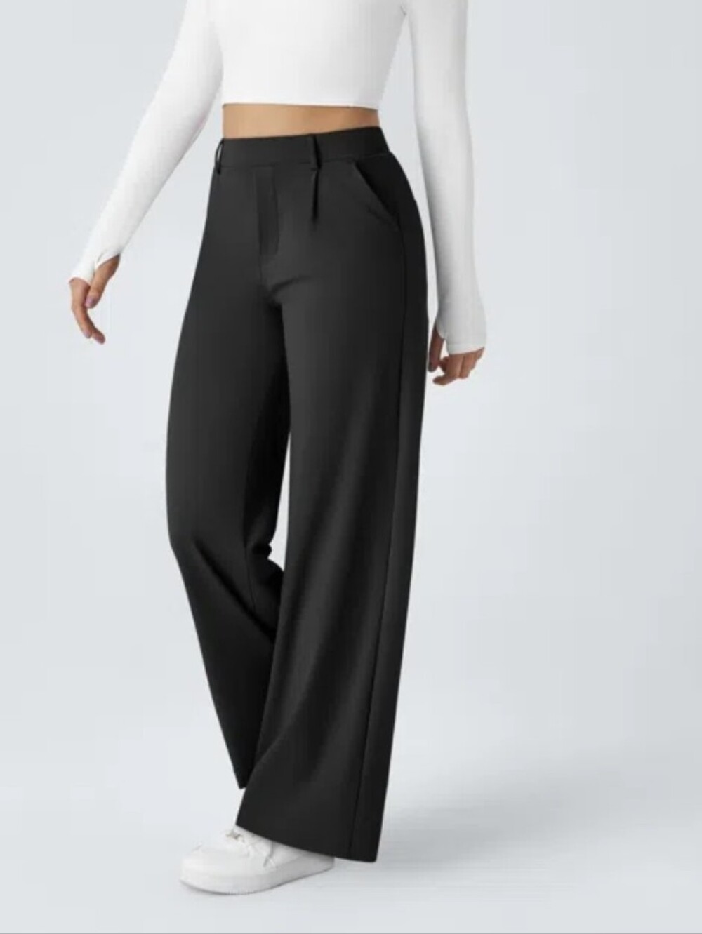 NWOT! Wide-Leg Dress Pants for Women — Black